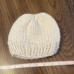 Hand knit hat